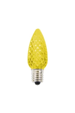 Clearance Decorator's Warehouse C9 Wonderful LED SMD Bulb (25 Bulbs/bag) - Faceted, Yellow