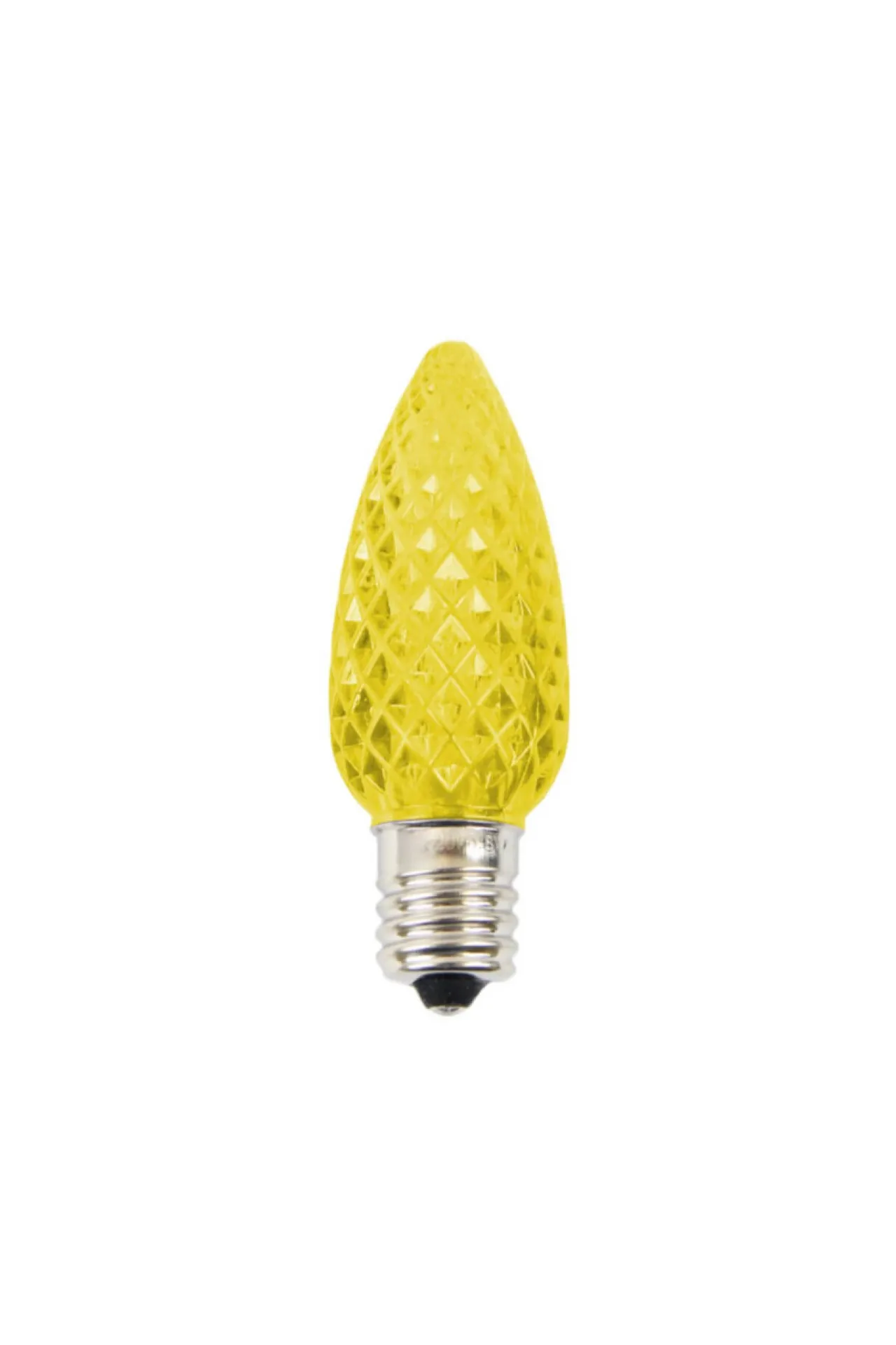 Clearance Decorator's Warehouse C9 Wonderful LED SMD Bulb (25 Bulbs/bag) - Faceted, Yellow