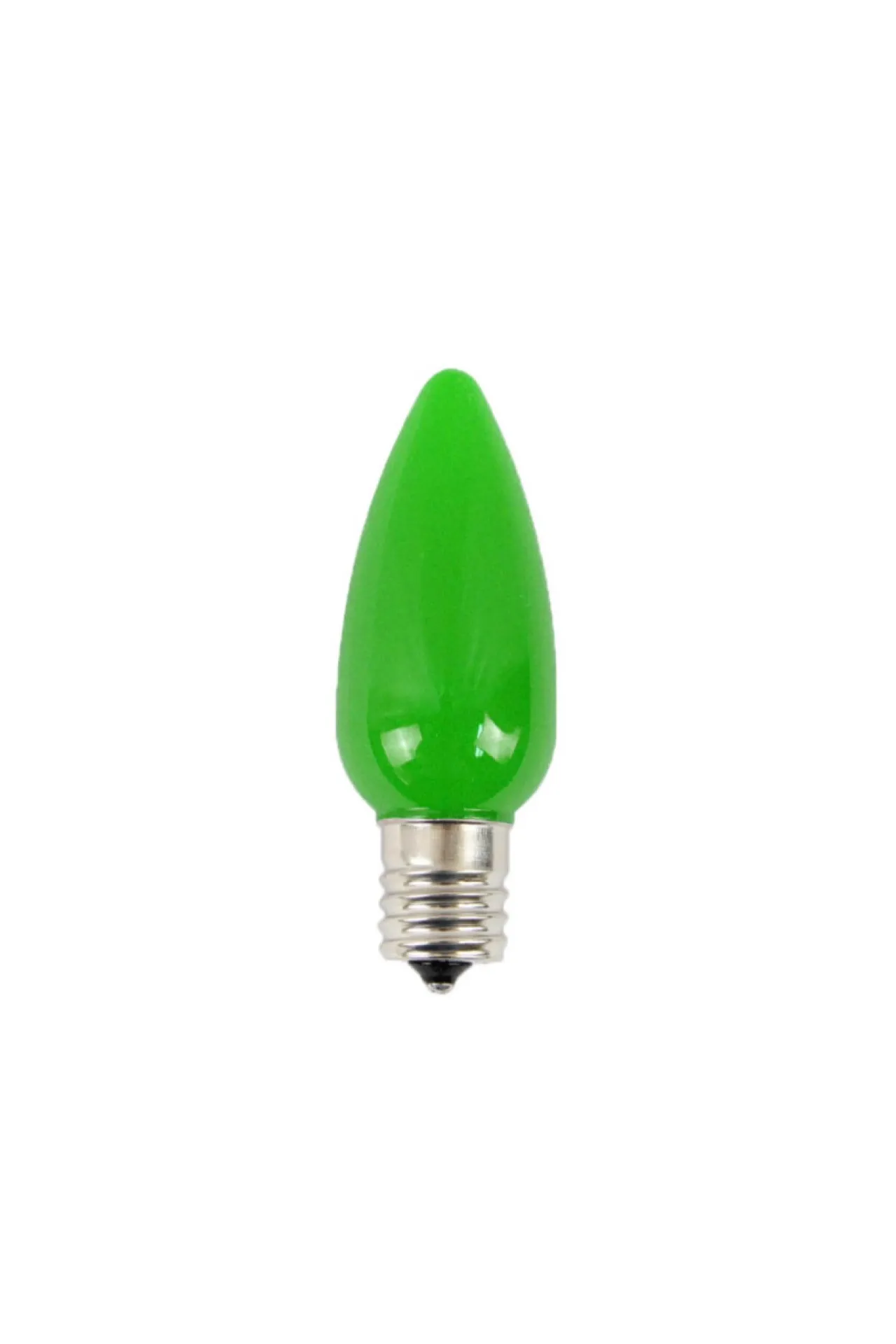 Sale Decorator's Warehouse C9 Wonderful LED SMD Bulb (25 Bulbs/bag) - Frosted, Green