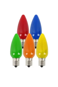 Outlet Decorator's Warehouse C9 Wonderful LED SMD Bulb (25 Bulbs/bag) - Frosted, Multi