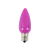 Decorator's Warehouse C9 Wonderful LED SMD Bulb (25 Bulbs/bag) - Frosted, Pink