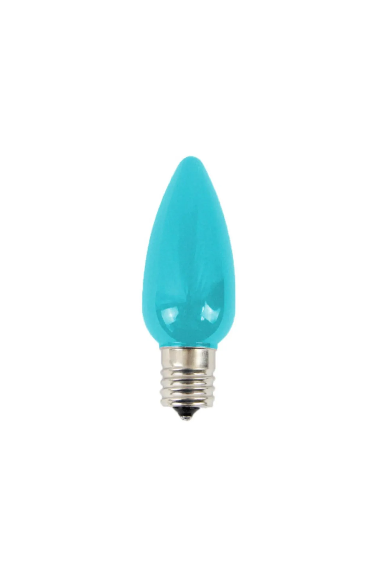 Discount Decorator's Warehouse C9 Wonderful LED SMD Bulb (25 Bulbs/bag) - Frosted, Teal