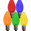 Decorator's Warehouse C7 Wonderful LED SMD Bulbs (25 Bulbs/bag) - Faceted, Multi