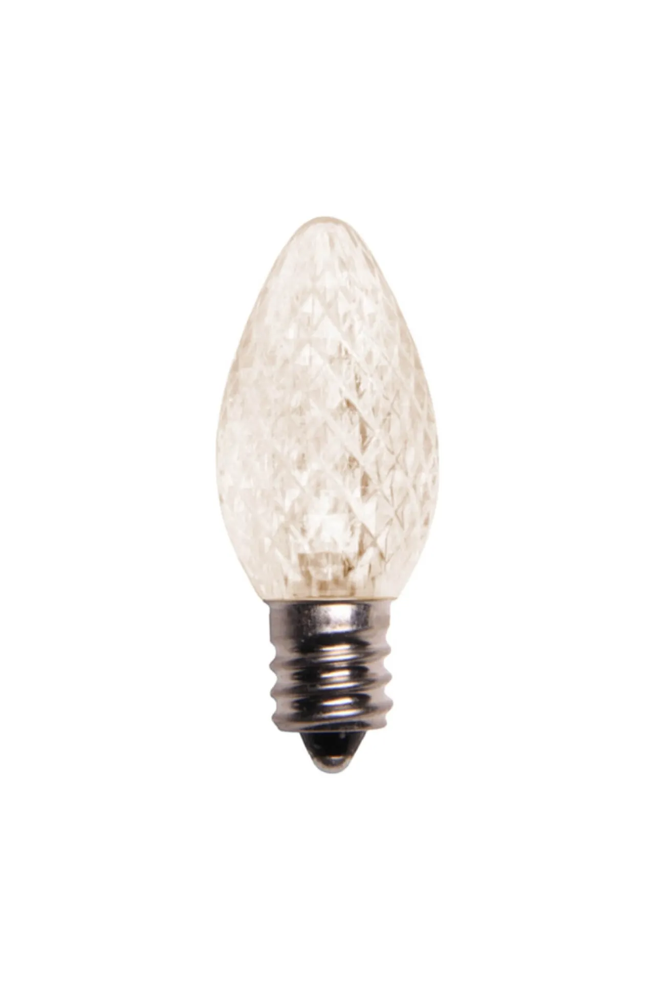 Outlet Decorator's Warehouse C7 Wonderful LED SMD Bulbs (25 Bulbs/bag) - Faceted, Warm White