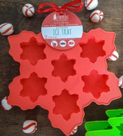 Online Decorator's Warehouse Christmas Silicone Ice Trays - Set Of 2