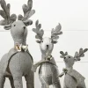Clearance Decorator's Warehouse Country Fabric Reindeer - Set Of 3