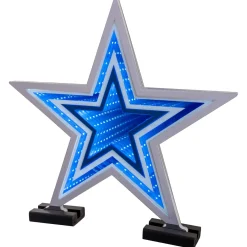 Sale Decorator's Warehouse Dallas Cowboys LED Infinity Star Light
