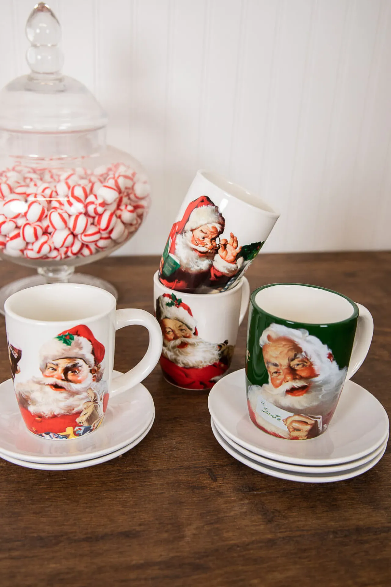 Clearance Decorator's Warehouse Dolomite Coca-Cola Santa Mug