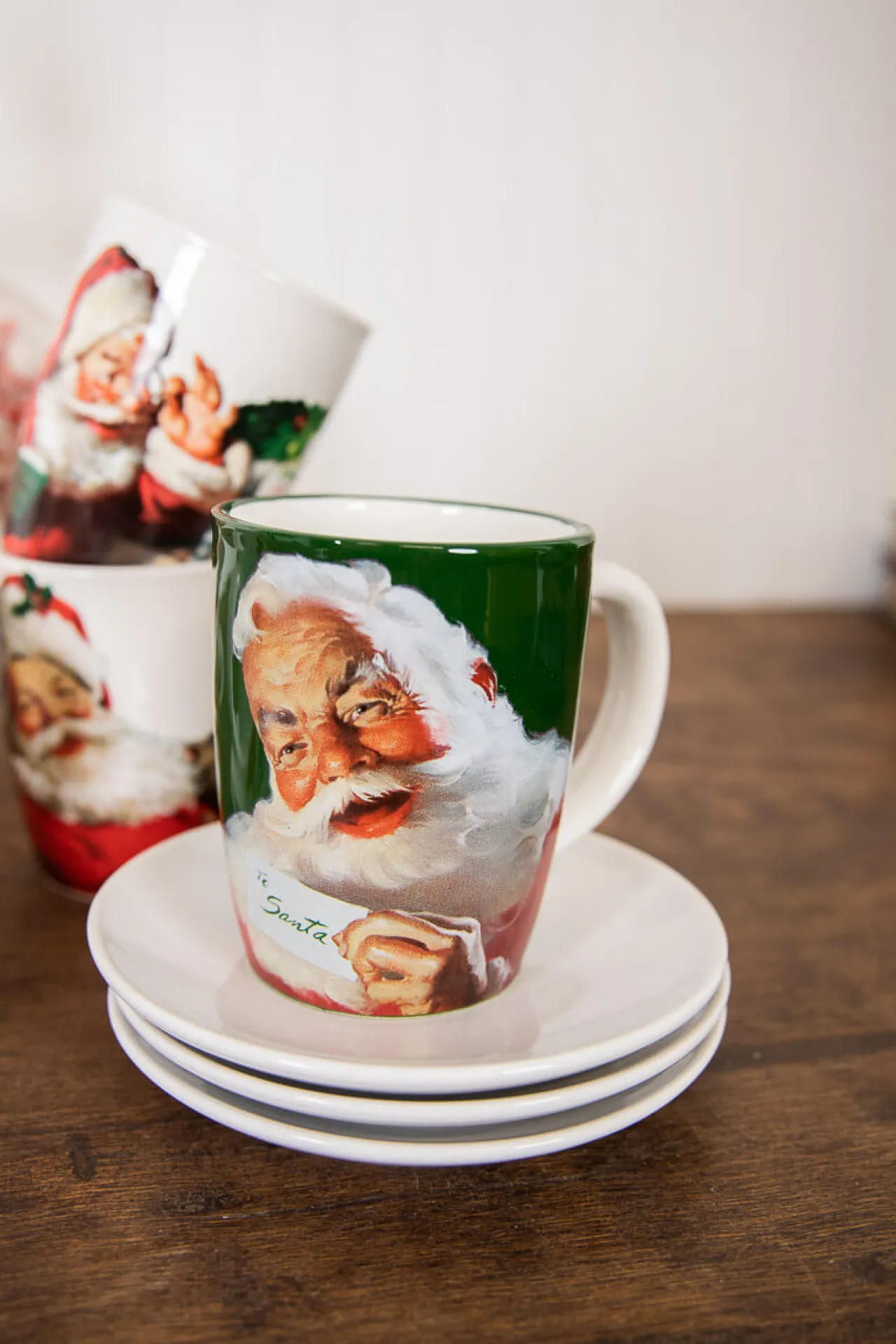 Clearance Decorator's Warehouse Dolomite Coca-Cola Santa Mug