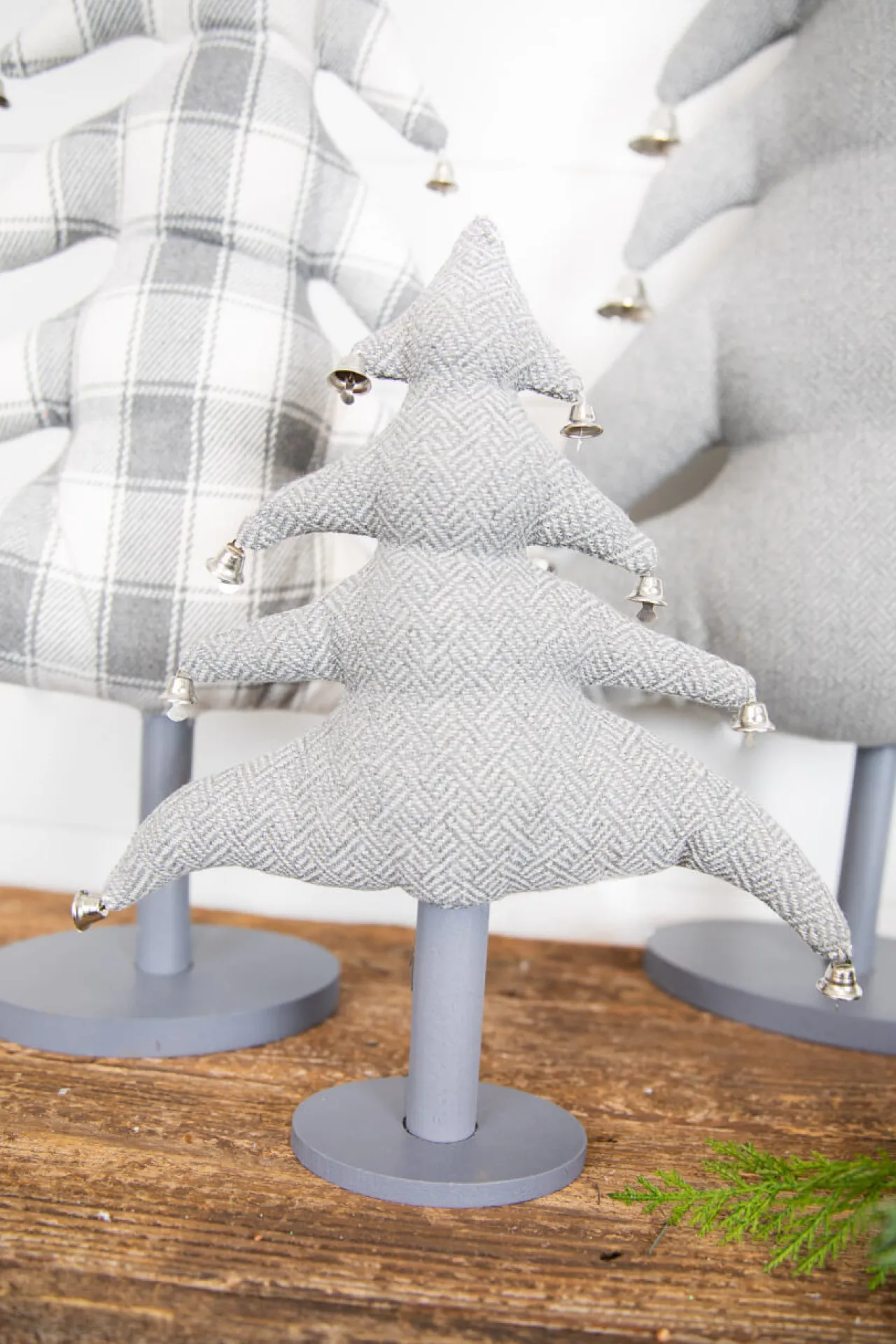 Best Decorator's Warehouse Fabric Christmas Tree - Set Of 3