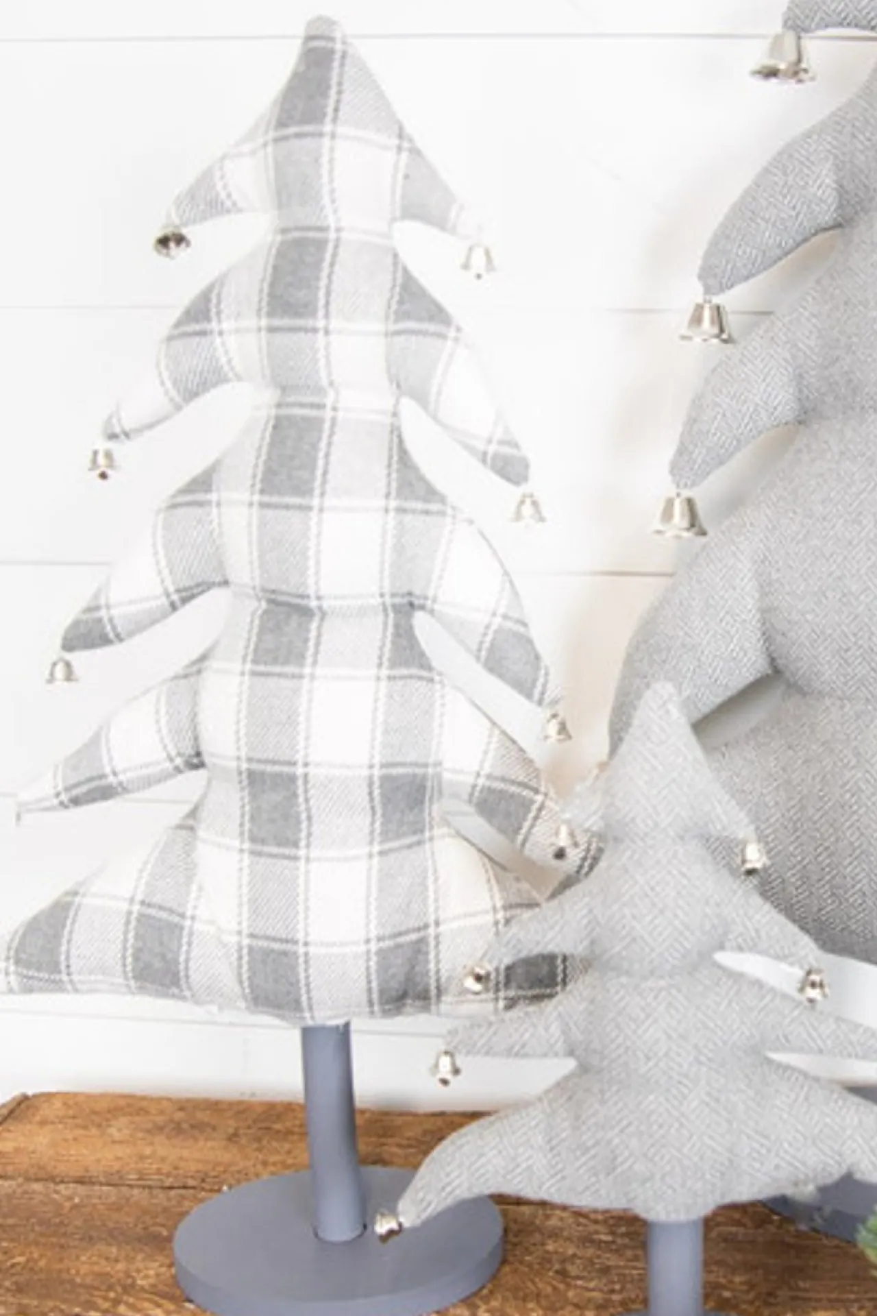 Best Decorator's Warehouse Fabric Christmas Tree - Set Of 3