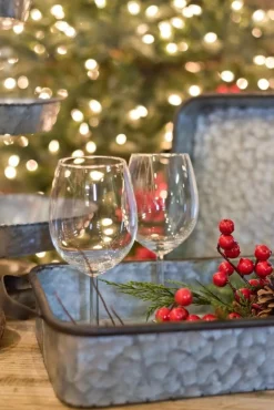 Discount Decorator's Warehouse Galvanized Metal Trays - Set Of 2