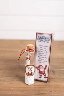 Sale Decorator's Warehouse Glass Christmas Wish Jars