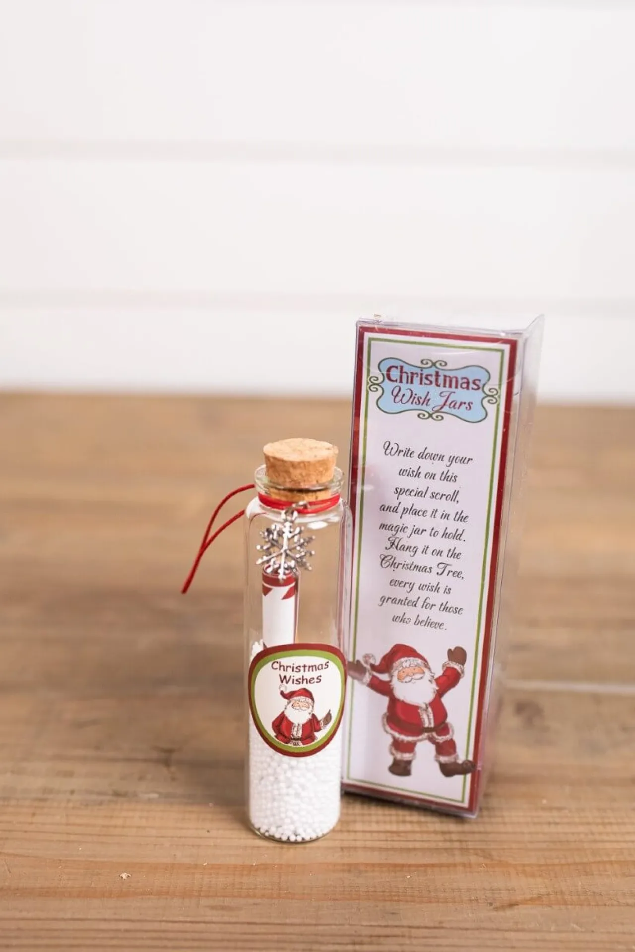 Sale Decorator's Warehouse Glass Christmas Wish Jars
