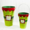 Hot Decorator's Warehouse Green With Red Elf Treats Bucket Set