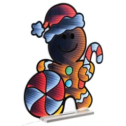 Outlet Decorator's Warehouse 29.5"H Gingerbread Man Infinity Light