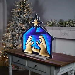 New Decorator's Warehouse 24.5"H Holy Family Infinity Light