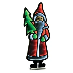 Hot Decorator's Warehouse 33"H Santa With Tree Infinity Light