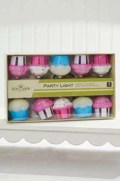 Best Decorator's Warehouse Kurt S. Adler Indoor/Outdoor Cupcake Party Lights