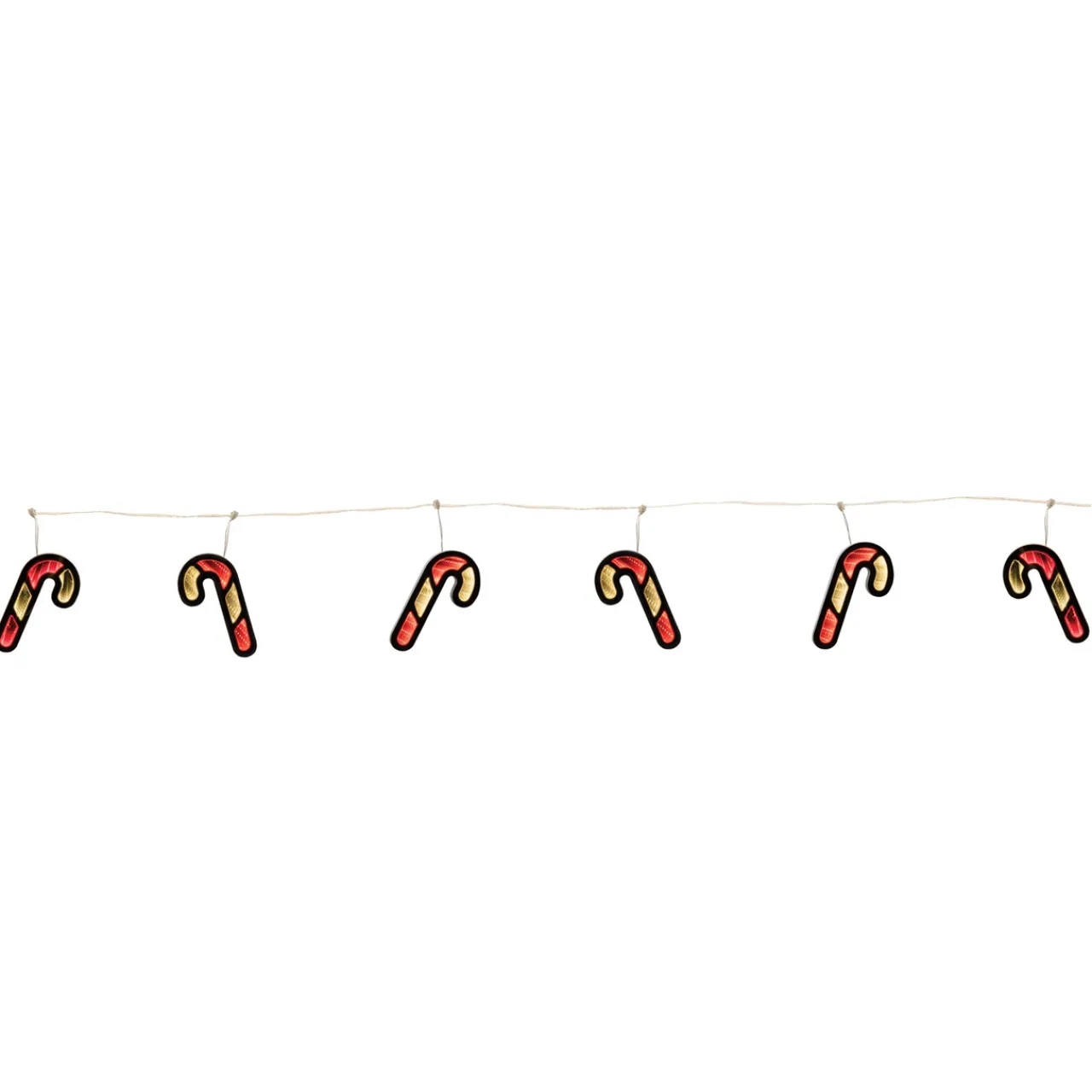 Hot Decorator's Warehouse 68"L Infinity Light Candy Cane Garland