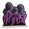 Best Decorator's Warehouse 15.5"L X 15"H Triple Ghost/Spooky Infinity Light