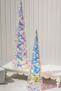 Sale Decorator's Warehouse LED Iridescent Trees (Battery Operated) - Set Of 2