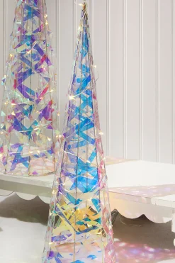 Sale Decorator's Warehouse LED Iridescent Trees (Battery Operated) - Set Of 2