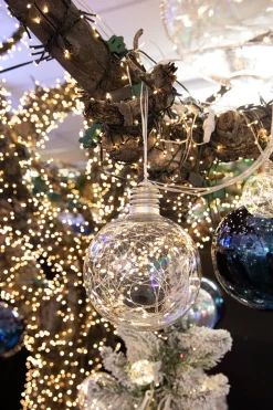 New Decorator's Warehouse LED String Lights With Clear Balls - 6" Orbs