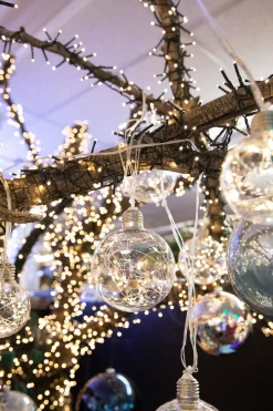 New Decorator's Warehouse LED String Lights With Clear Balls - 6" Orbs