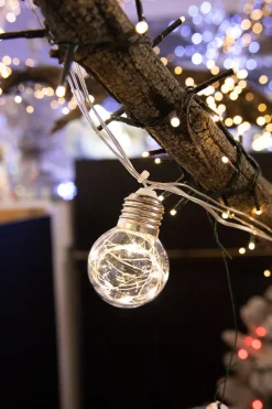 Sale Decorator's Warehouse LED String Lights With Clear Balls - 2” Orbs