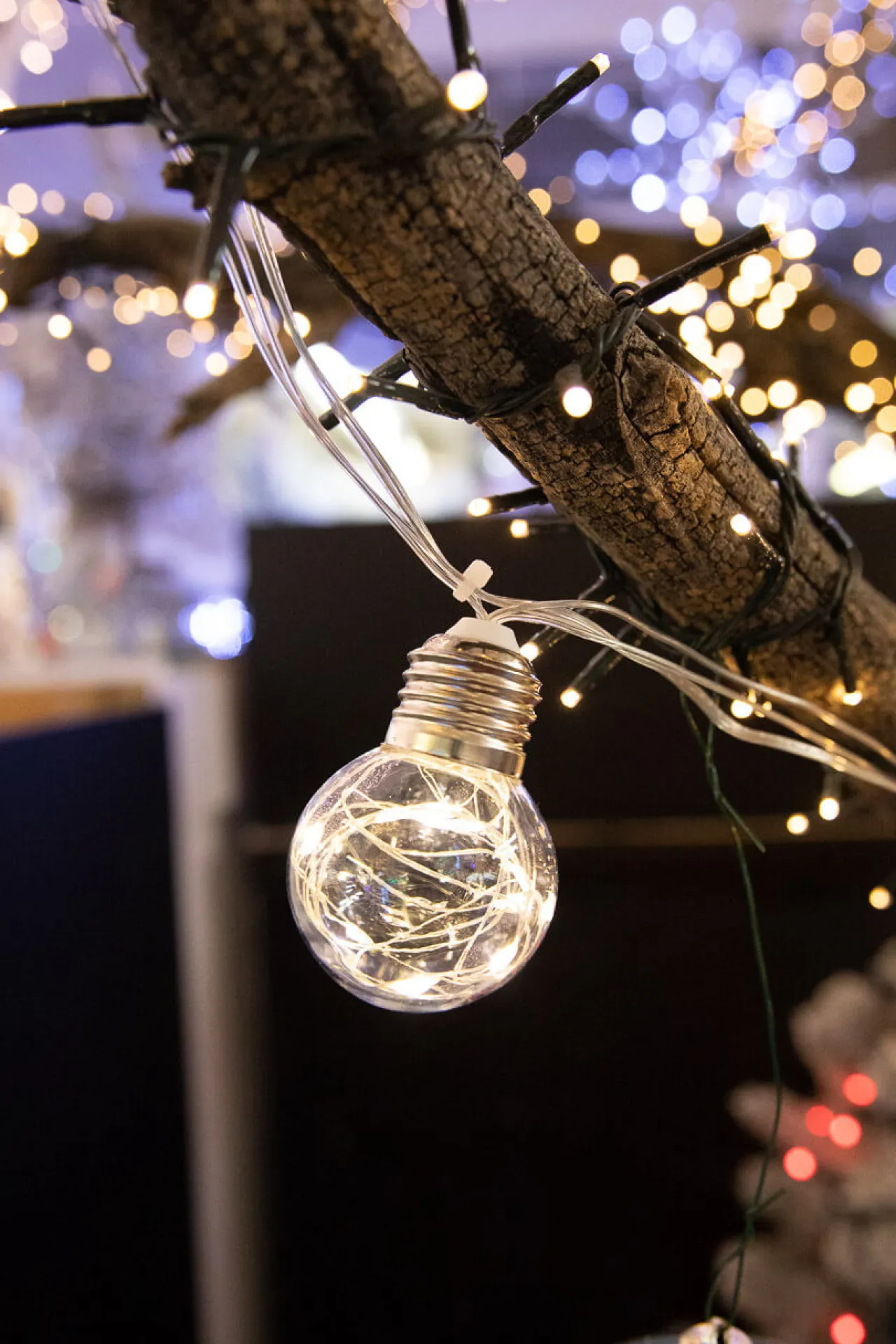 Sale Decorator's Warehouse LED String Lights With Clear Balls - 2” Orbs