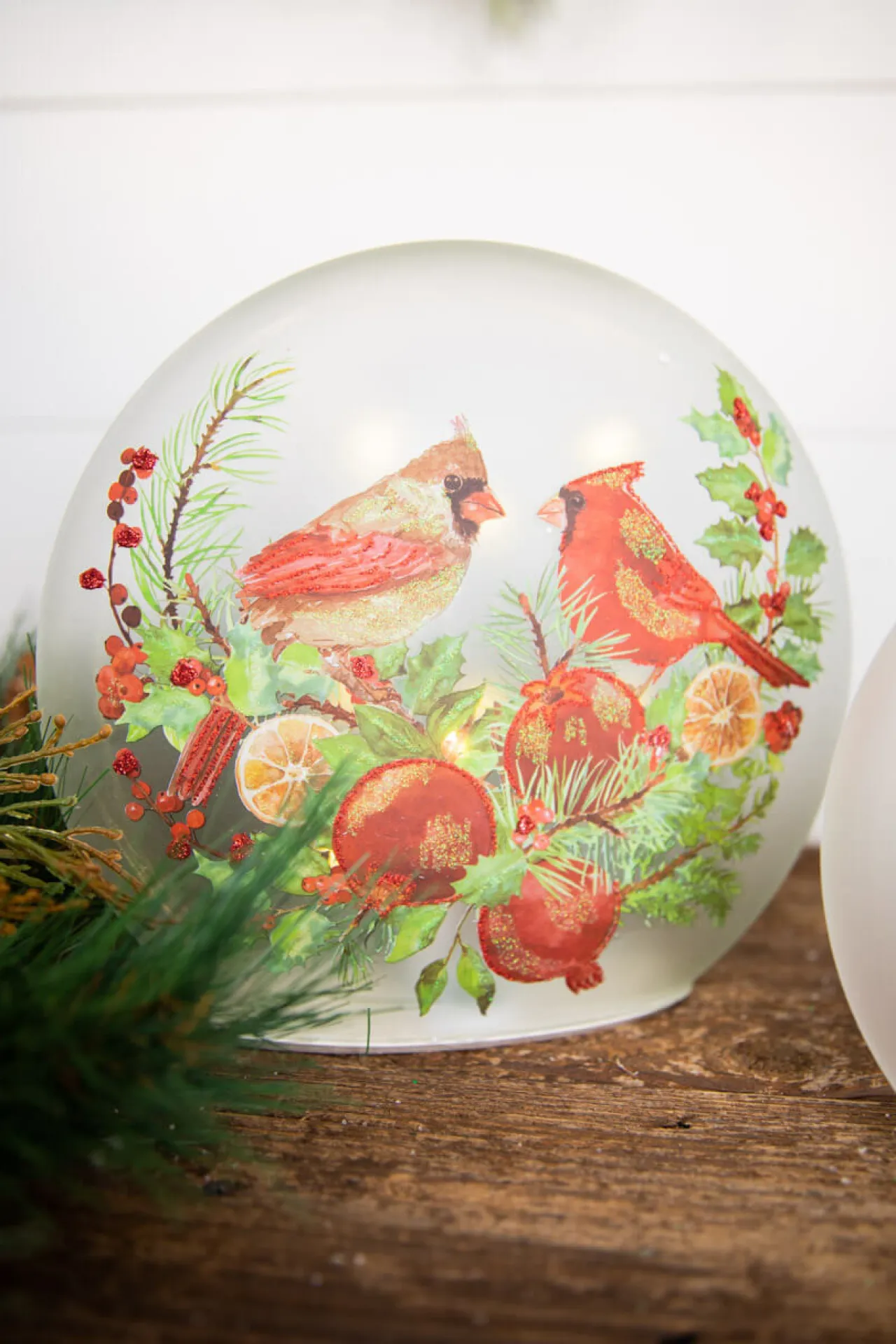 Discount Decorator's Warehouse Lighted Glass Disc - Set Of 2