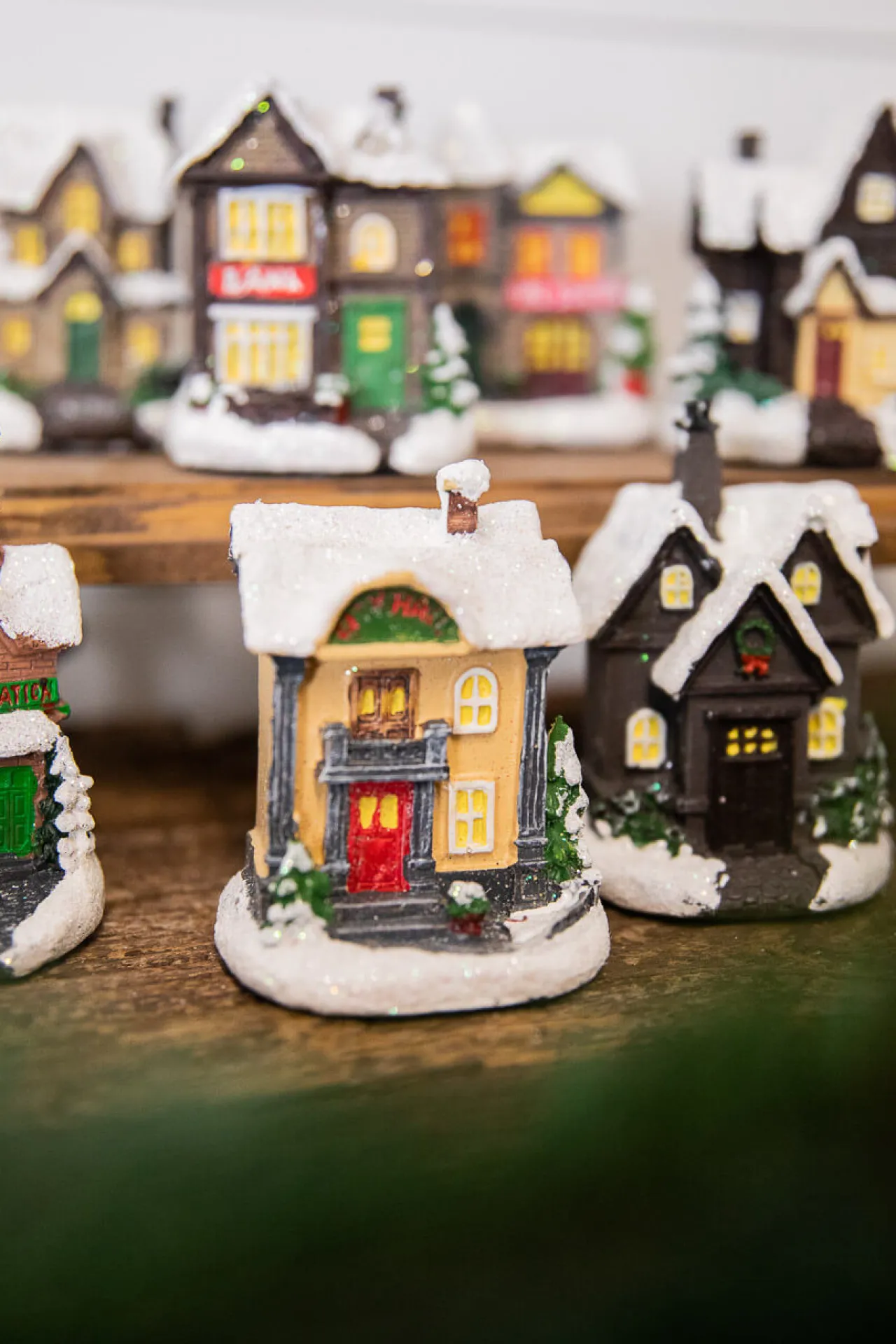Online Decorator's Warehouse Lighted Holiday House With Battery Powered LEDs