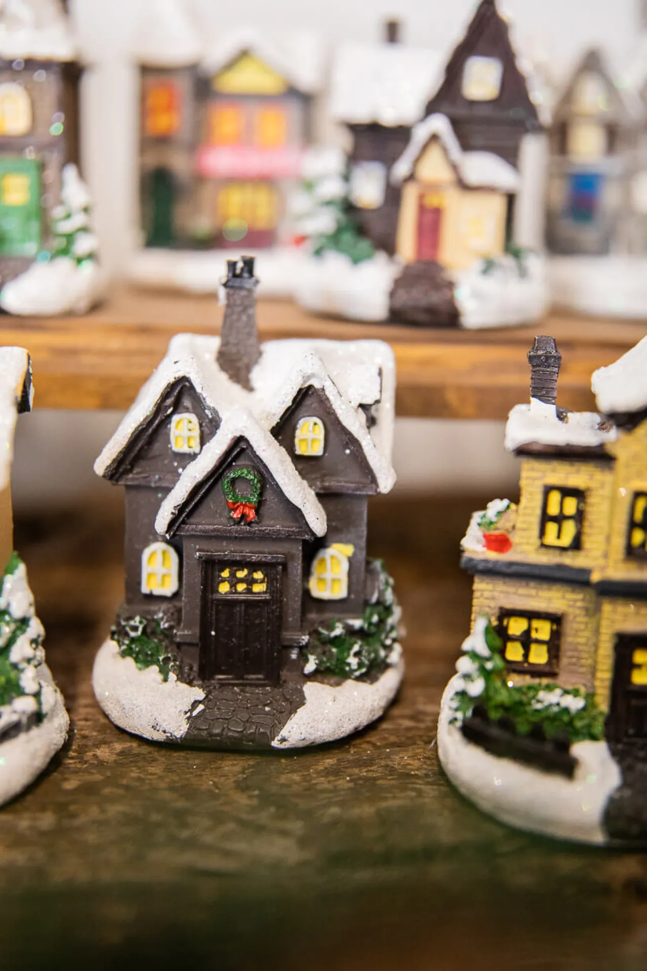 Online Decorator's Warehouse Lighted Holiday House With Battery Powered LEDs