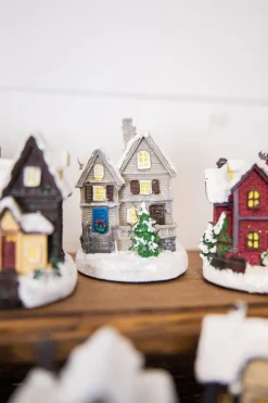 Online Decorator's Warehouse Lighted Holiday House With Battery Powered LEDs