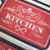 New Decorator's Warehouse Metal & Wood Engraved Holiday Trays - Set Of 2