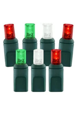 Online Decorator's Warehouse 5mm Cool White/Red/Green - 70L 4" Spacing