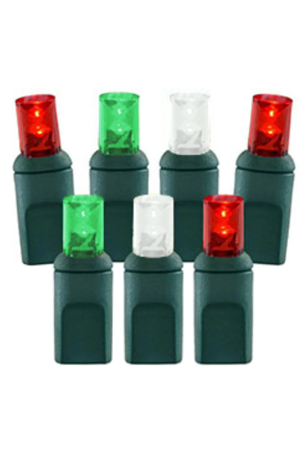 Online Decorator's Warehouse 5mm Cool White/Red/Green - 70L 4" Spacing