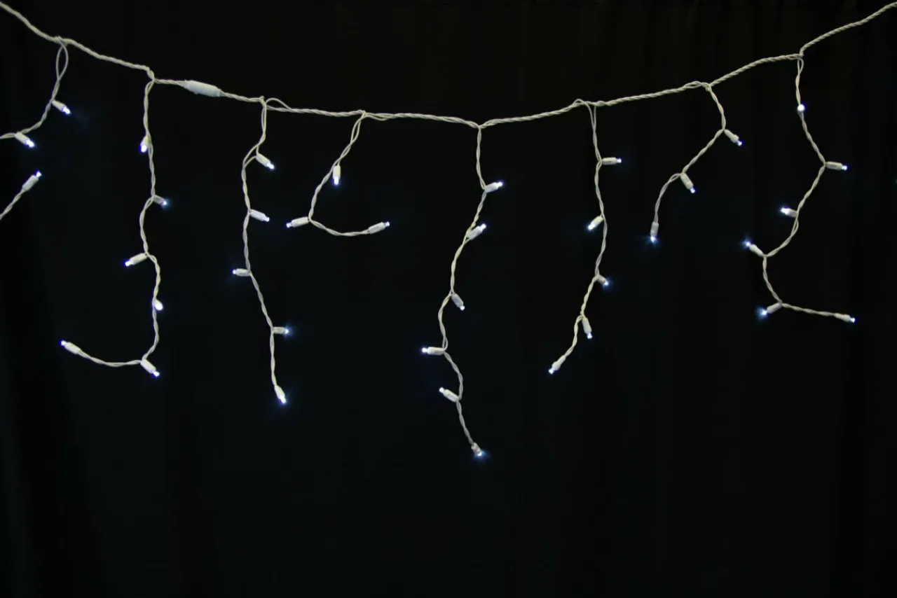 New Decorator's Warehouse 5MM Icicle Lights - Blue