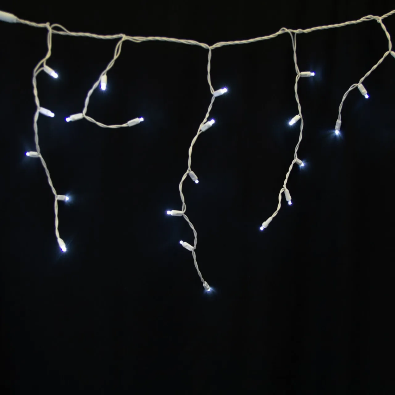 Online Decorator's Warehouse 5MM Icicle Lights - Pure White