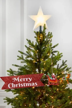 Sale Decorator's Warehouse Mr. Christmas Santa's Sleigh Tree Topper