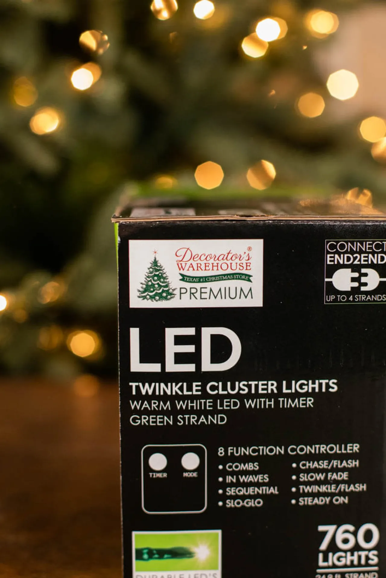 Decorator's Warehouse Platinum Elite Cluster Lights - 760L Warm White