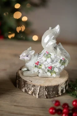 Outlet Decorator's Warehouse Resin Holly Berry Squirrel Figurine