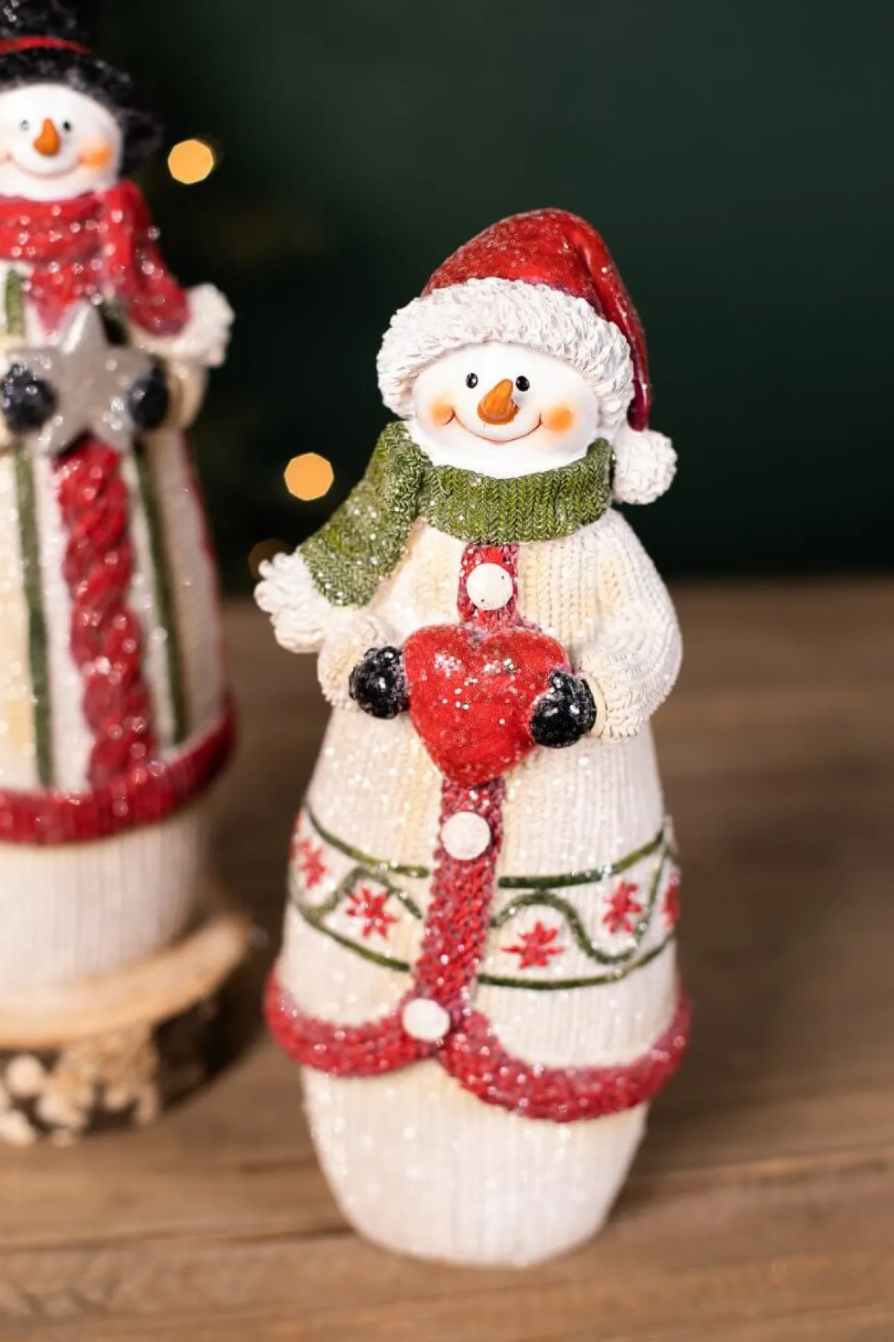 Decorator's Warehouse Resin Knit Snowman