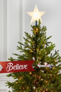 Decorator's Warehouse Santa's Biplane Tree Topper