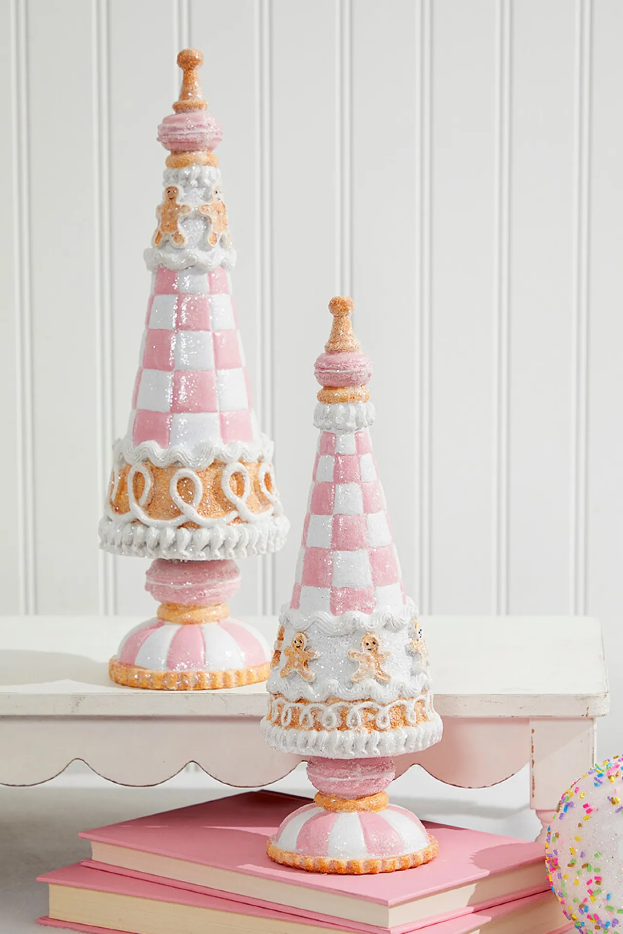 Clearance Decorator's Warehouse Sweets Gingerbread Tree - Set Of 2