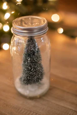 Outlet Decorator's Warehouse Vintage Bottle Brush Tree In Jar With Snow